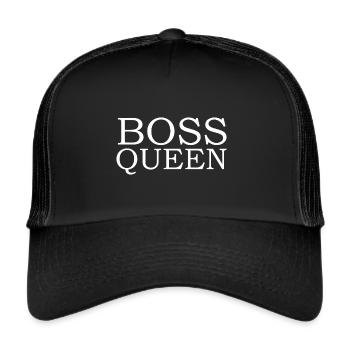 Boss Queen Gift Lady - Casquette trucker  - noir/noir - Devant