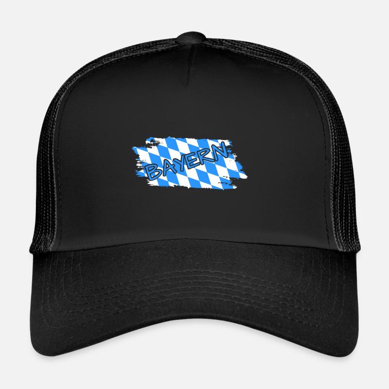 Bayern - Trucker Cap - Schwarz/Schwarz