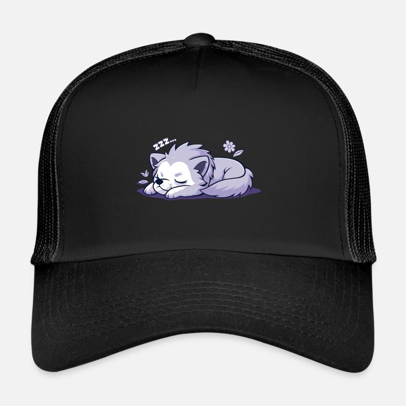 Sleeping Wolf - Sticker Trucker Cap