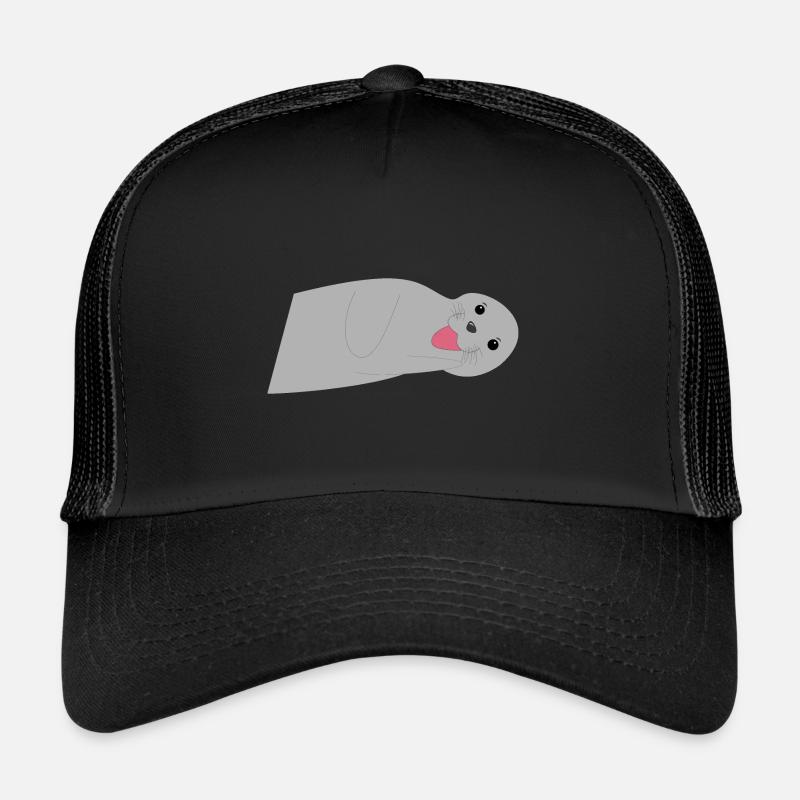 robbe - Trucker Cap - Schwarz/Schwarz