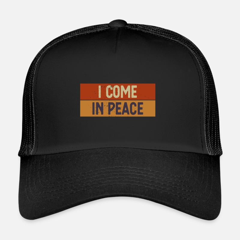 Je suis la paix drôle de couples assortis Casquette trucker 