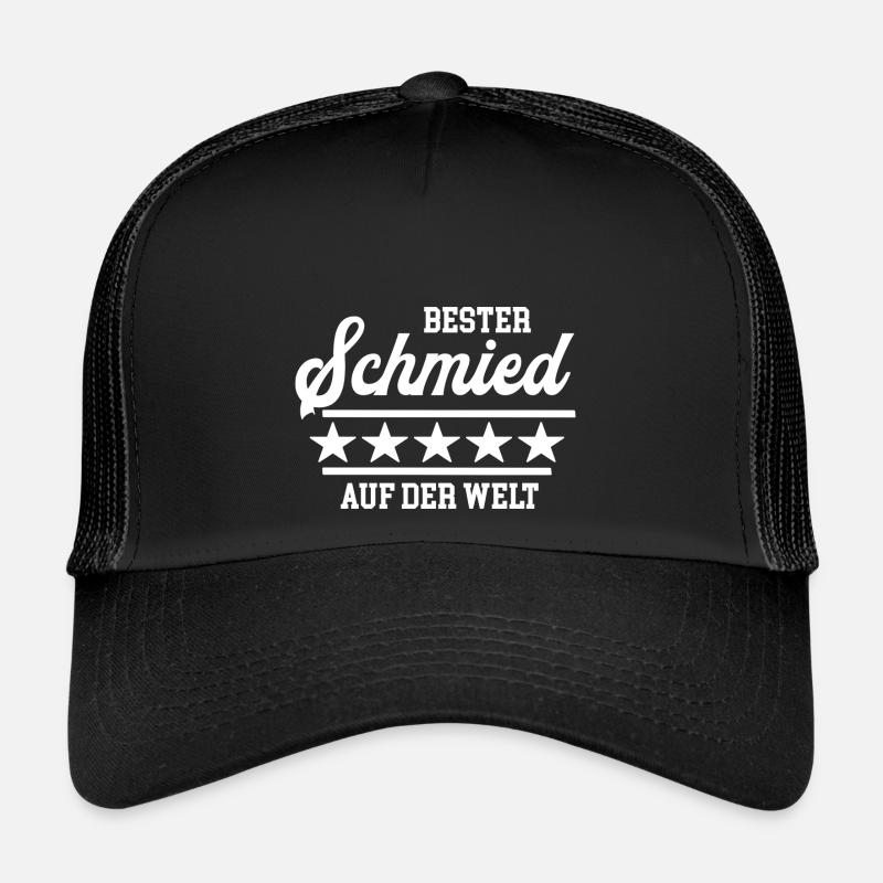 Schmied Bester Handwerker Metaller Schmiede Trucker Cap