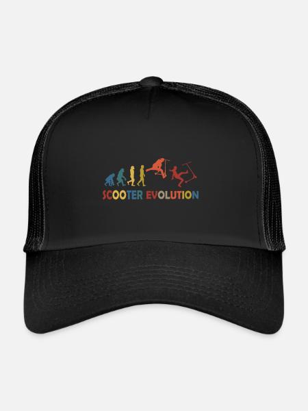 Scooter Evolution - Trucker Cap - Schwarz/Schwarz