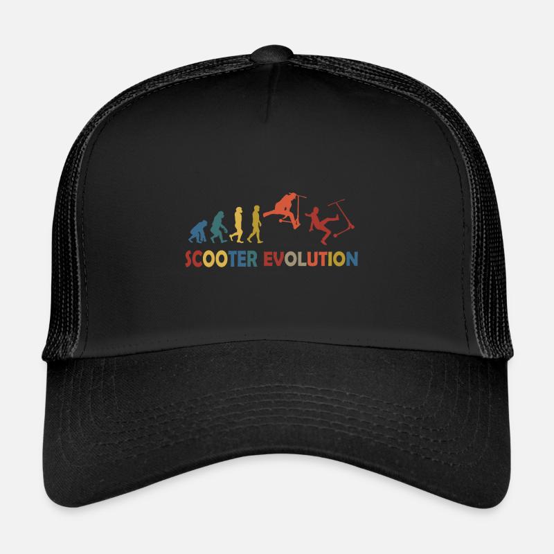 Scooter Evolution - Trucker Cap - Schwarz/Schwarz