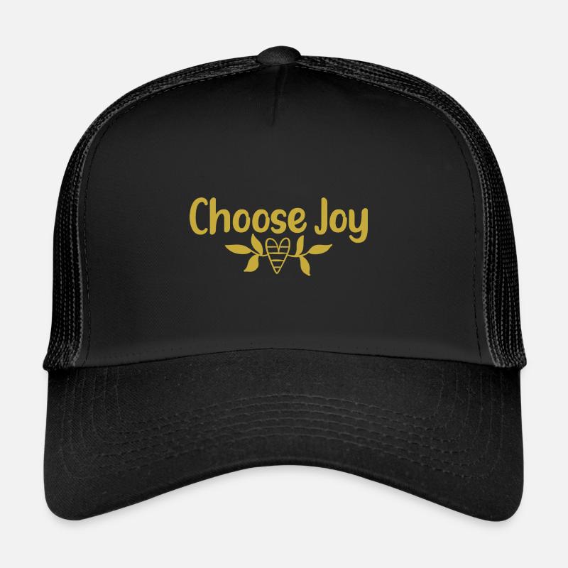 Choose Joy Inspirational Retro Comfort Mental Trucker Cap
