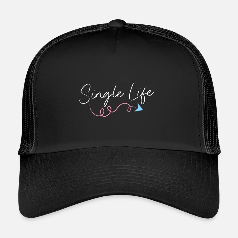 Solo Junggeselle - Trucker Cap - Schwarz/Schwarz