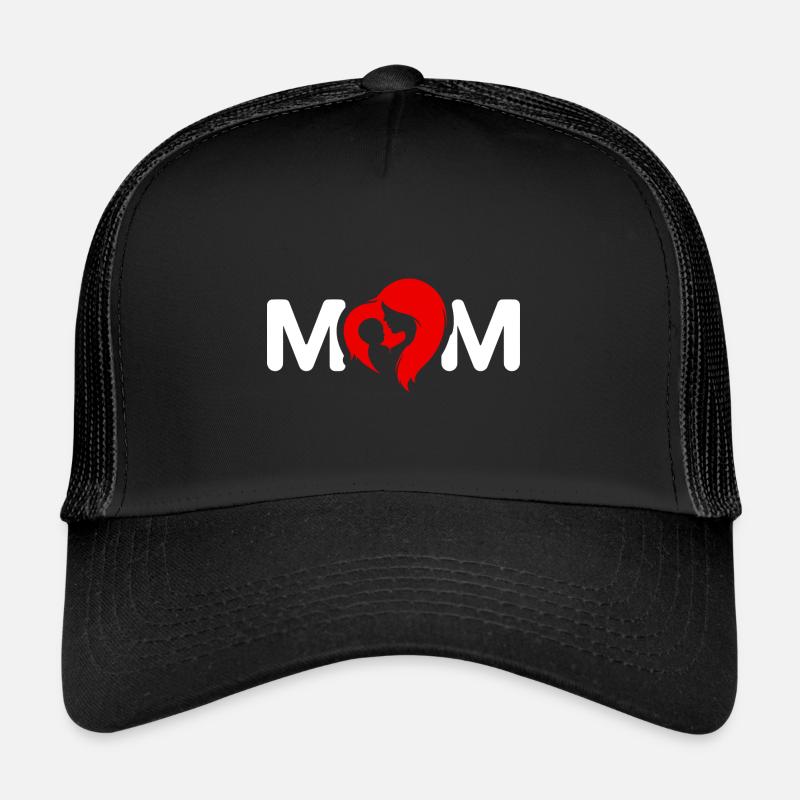 Mom - Trucker Cap - Schwarz/Schwarz