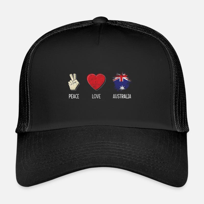 Down Under Kangaroo Pride Travail et voyages Casquette trucker 