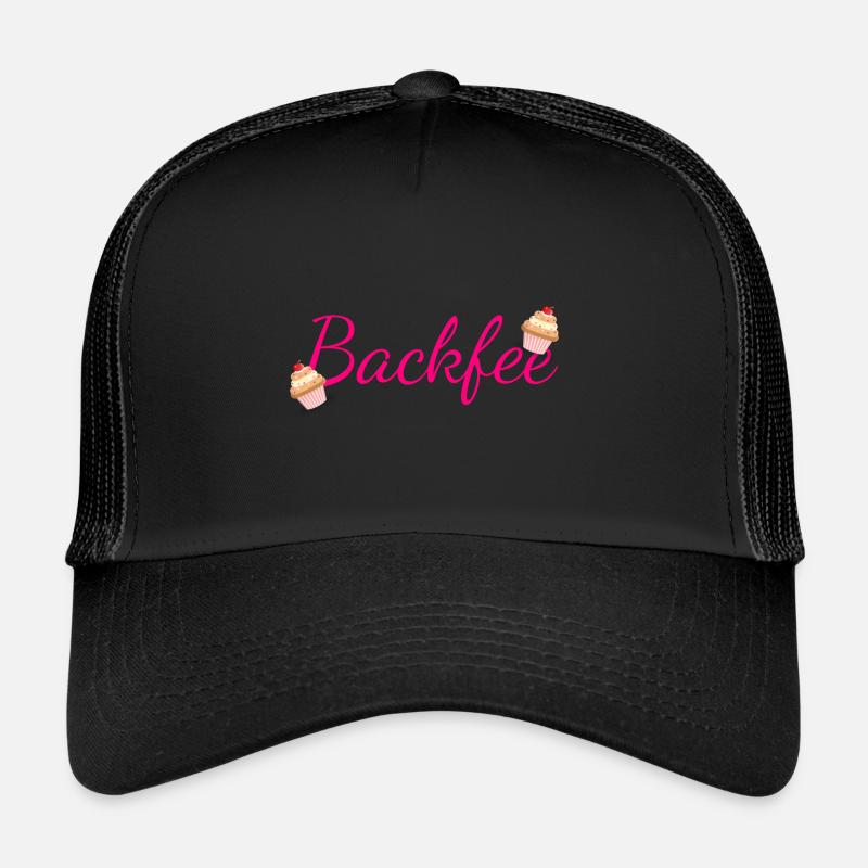 Backfee - Trucker Cap - Schwarz/Schwarz