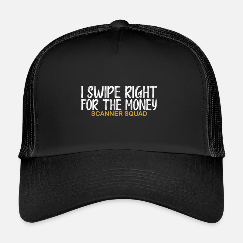 Caissier, Caissier, Employé de comptoir, Commerce de détail Casquette trucker 