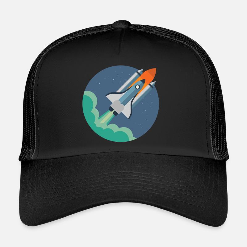 Rocket - Galaxy Space Space Astronaut Trucker Cap