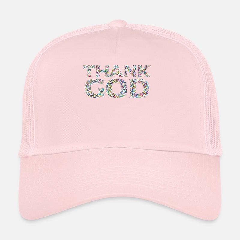 Dis merci mon Dieu Casquette trucker 