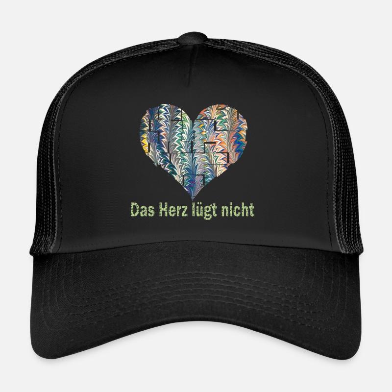 le cœur ne ment pas e 73 Casquette trucker 