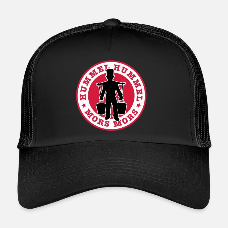 01 Hummel Hummel Mors Mors Hamburg - Trucker Cap - Schwarz/Schwarz