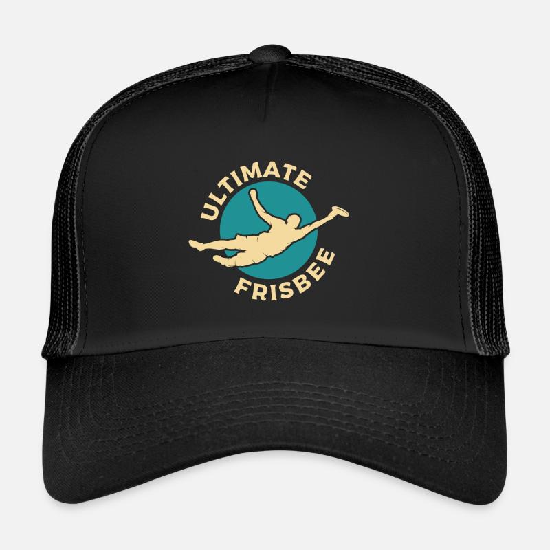 Frisbee Ultimate Catcher - Casquette trucker  - noir/noir