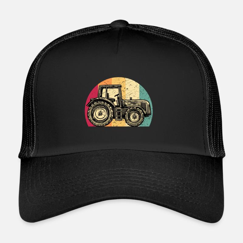 Traktor Bauer Landwirt Farmer Retro Look Geschenk Trucker Cap