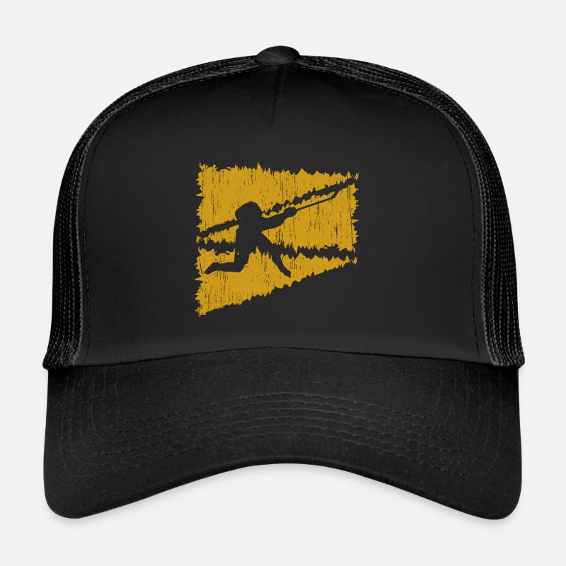 Eishockey - Trucker Cap - Schwarz/Schwarz