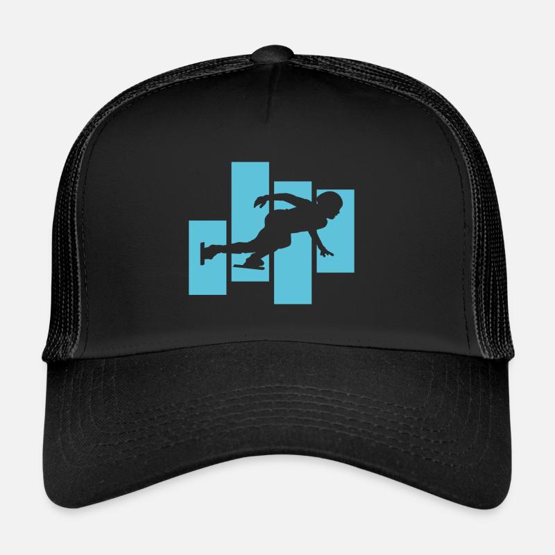 Speed Skating - Trucker Cap - black/black