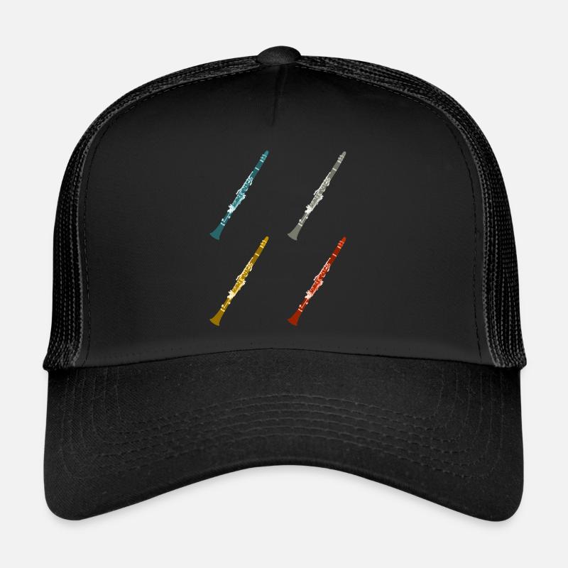 clarinette clarinette - Casquette trucker  - noir/noir