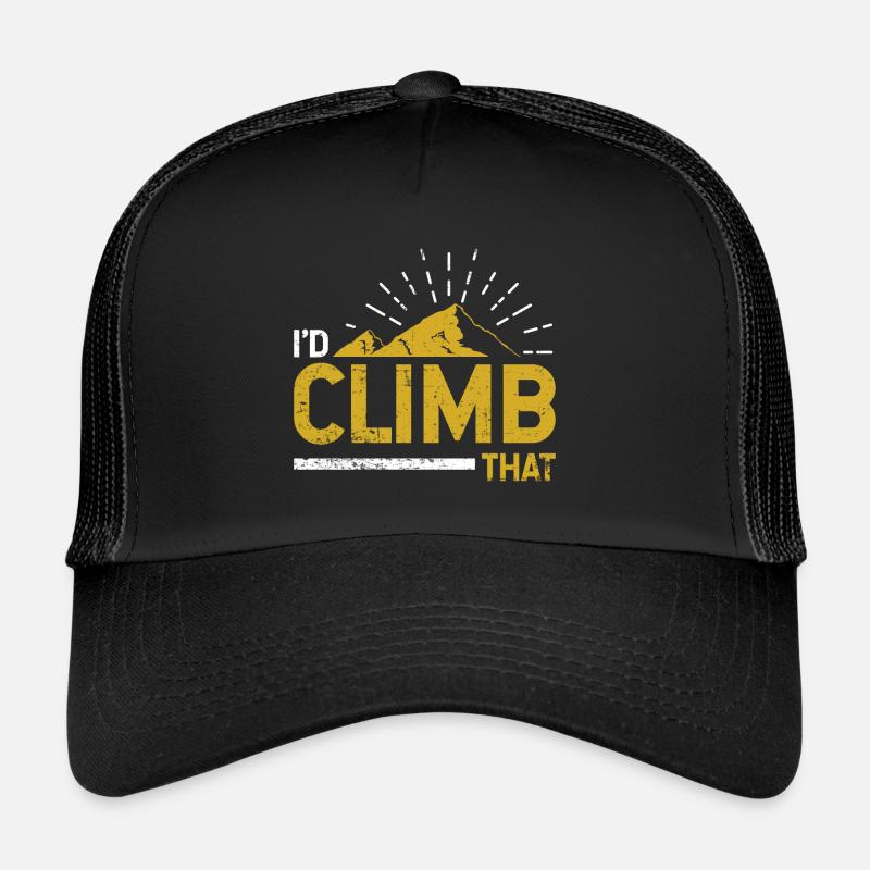 Monter grimper montagne Casquette trucker 