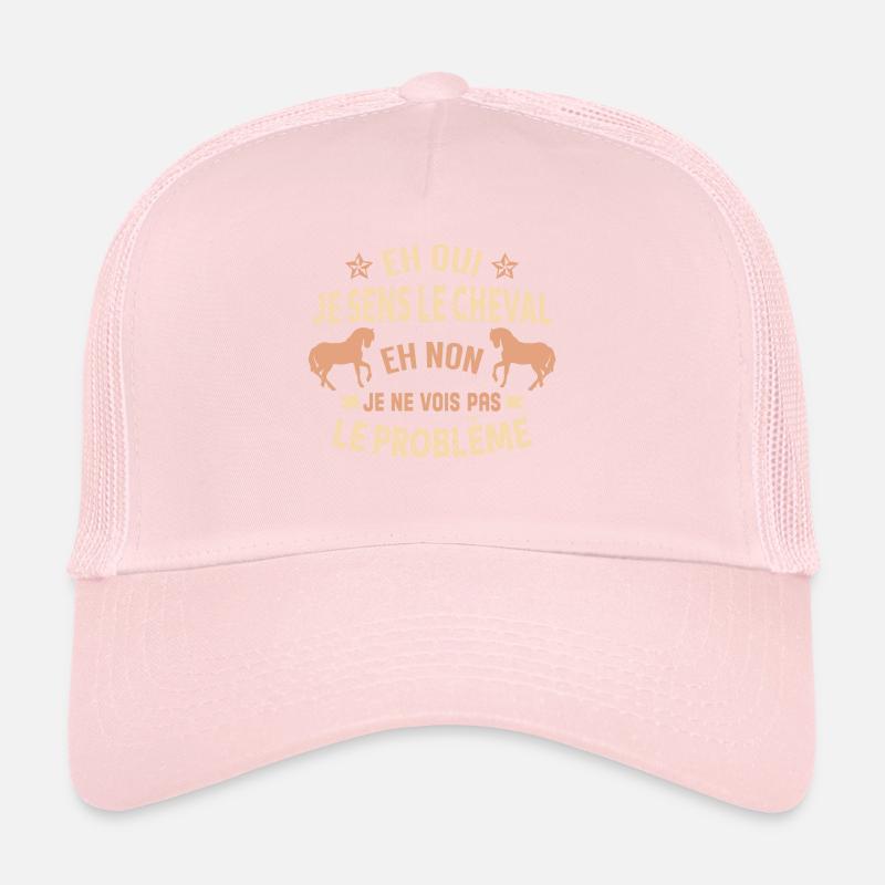 je sens le cheval Casquette trucker 