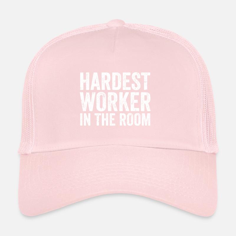 Travailleur le plus dur dans la salle Casquette trucker 