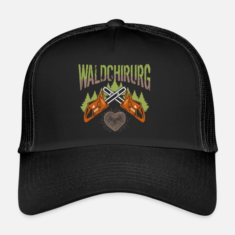 Lumberjack Forest Worker Forestry Worker Gift Trucker Cap