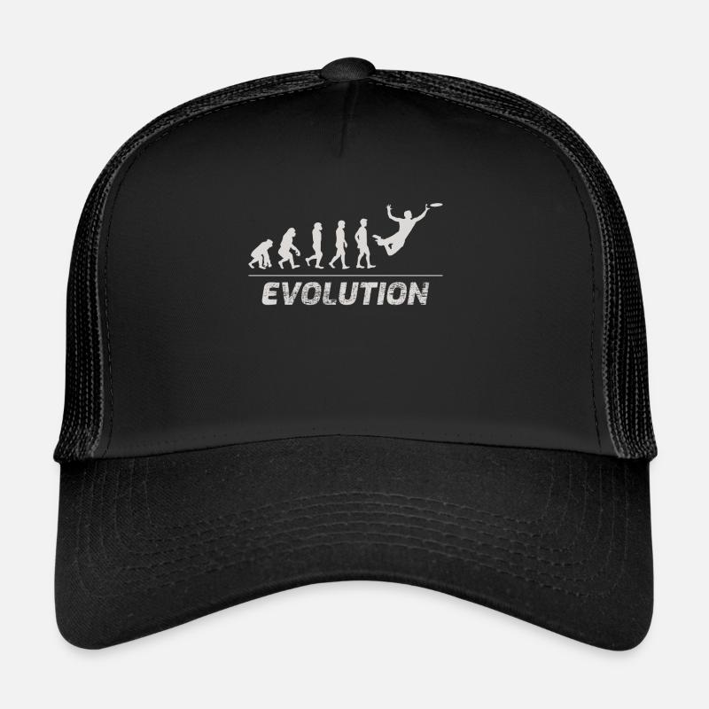 Cadeau drôle de sport de disque d'évolution ultime de Frisbee Casquette trucker 