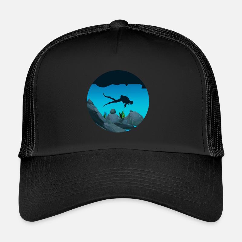 Plongée spéléo Casquette trucker 