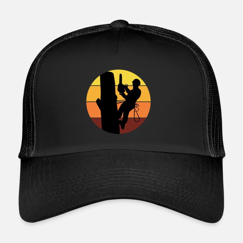 Arborist Baum Kletterer Klettern Vintage Retro Trucker Cap