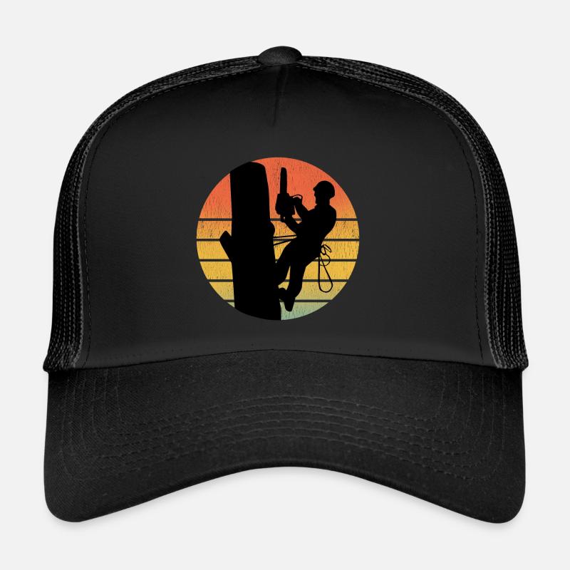 Arborist Baum Kletterer Klettern Vintage Retro Trucker Cap