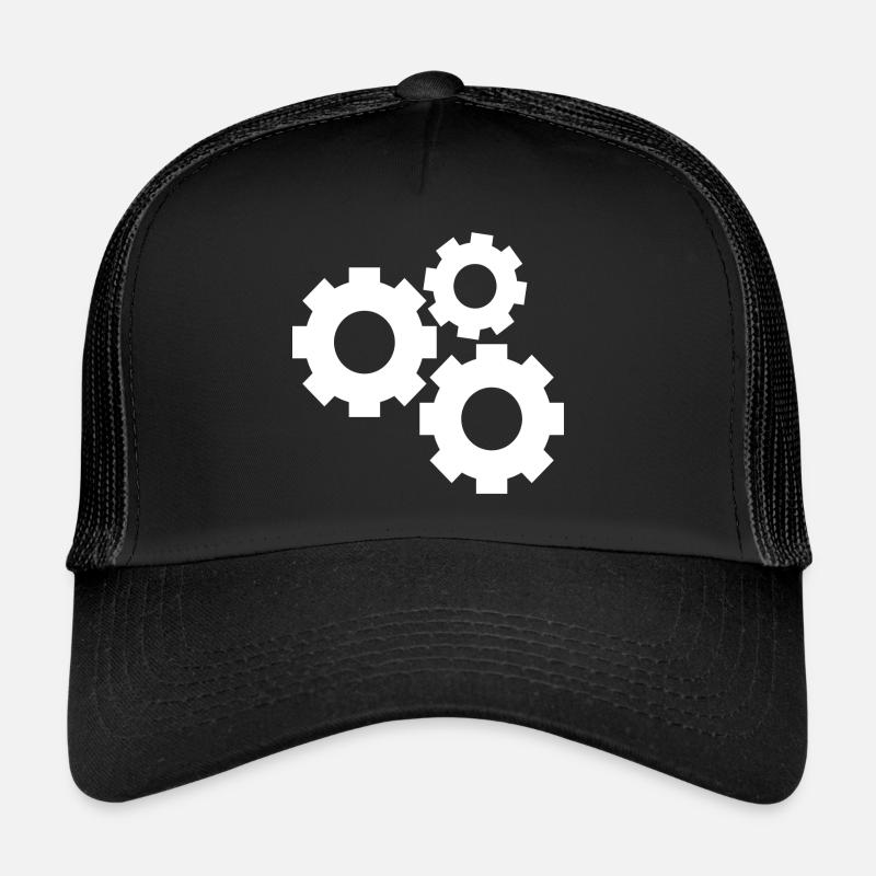Roues en dents de scie Casquette trucker 