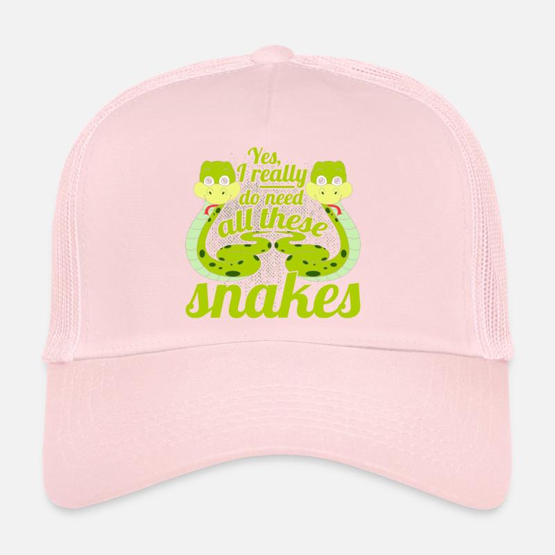 I Really Do Need All These Snakes Python Schlange Trucker Cap