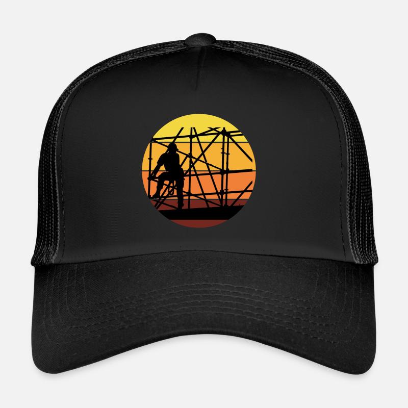 Échafaudage échafaudage Échafaudage Vintage Retro Casquette trucker 