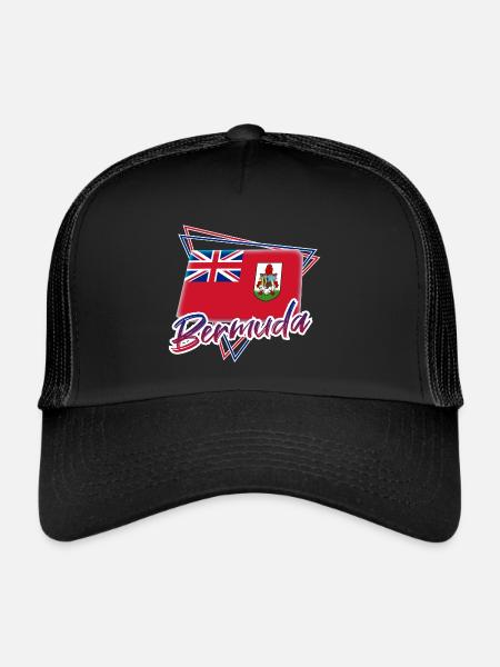 Bermuda - Trucker Cap - black/black - Front