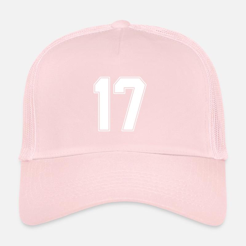 17 ans numéro maillot 17 Casquette trucker 