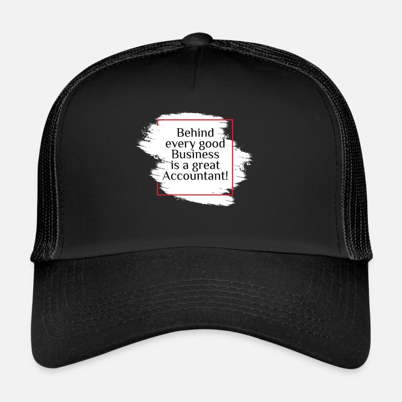 Comptable Comptabilité Cpa Drôle dire cadeau - Casquette trucker - noir/noir