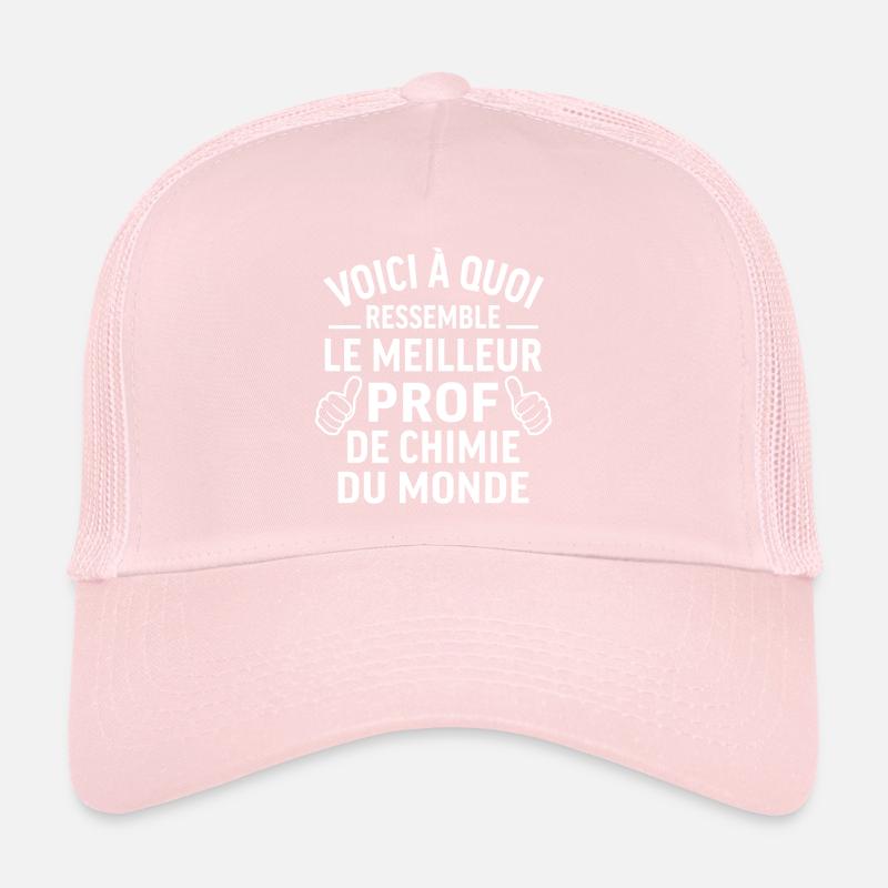 le meilleur prof de chimie du monde Casquette trucker 
