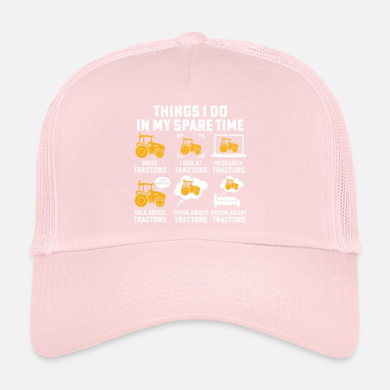Things I Do In My Spare Time Drive Tractors Casquette trucker 