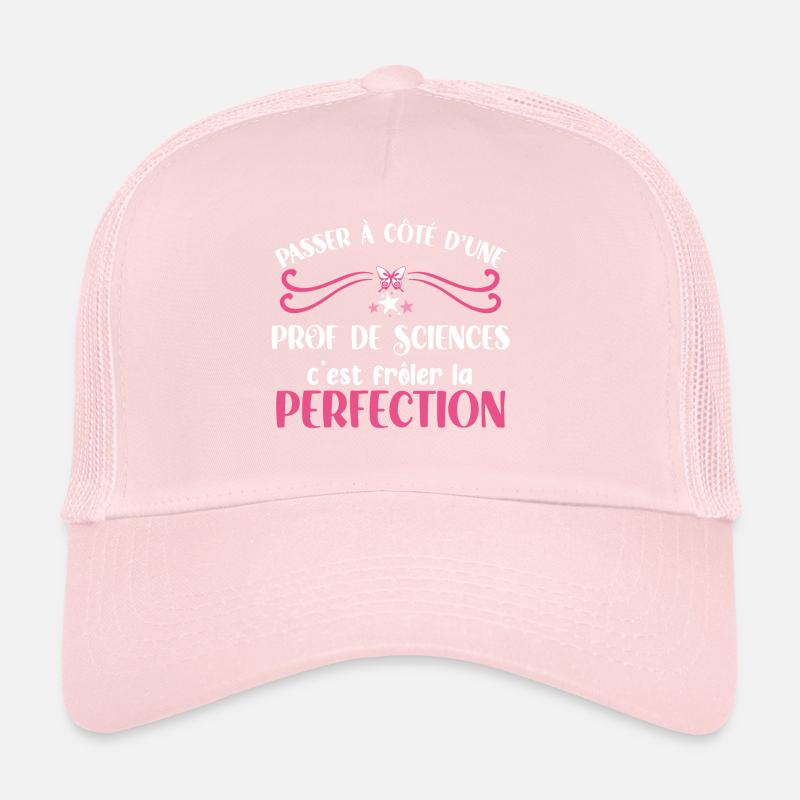 Prof de sciences, cadeau enseignant scientifique Casquette trucker 