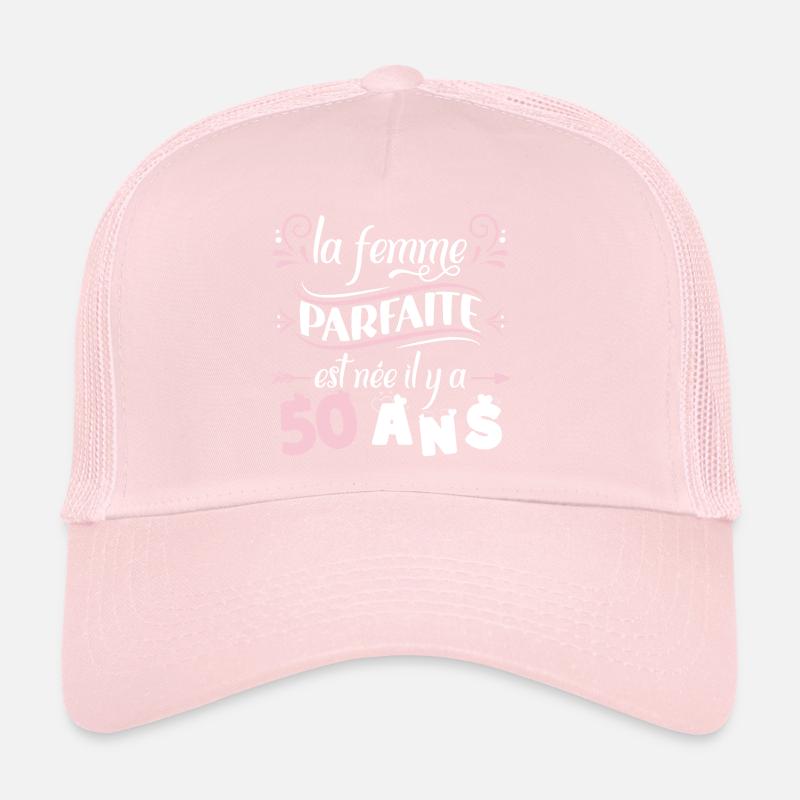 Anniversaire 50 ans, idée cadeau date de naissance Casquette trucker 