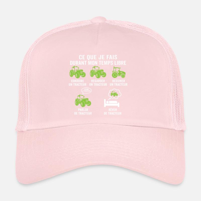 ce que je fais pendant mon temps libre tracteur Casquette trucker 