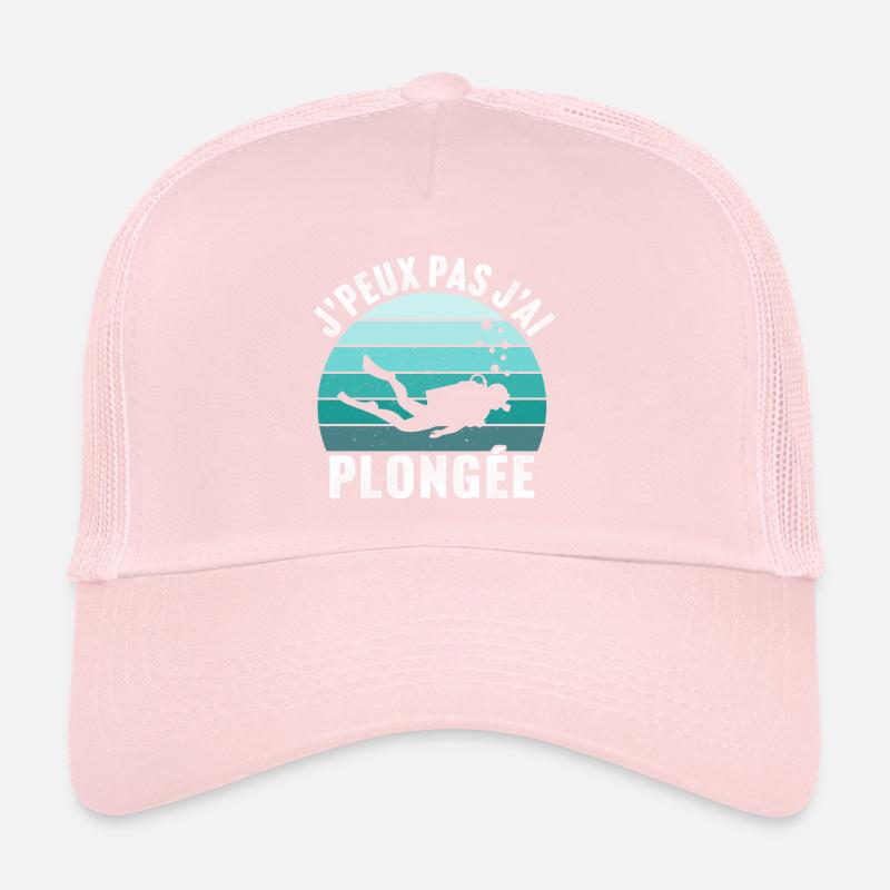 J'peux pas j'ai plongée sous-marine Casquette trucker 