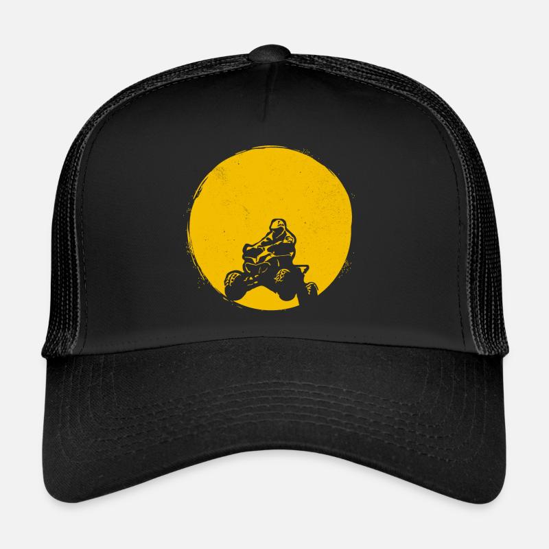 VTT Silhouette Quad Sun Cadeau Casquette trucker 