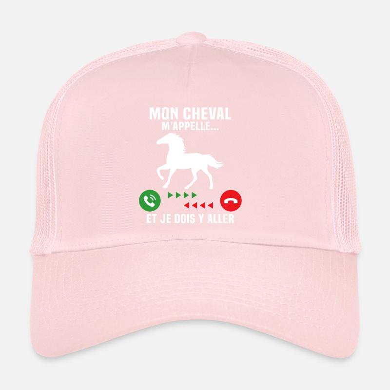 mon cheval m'appelle et je dois y aller Casquette trucker 