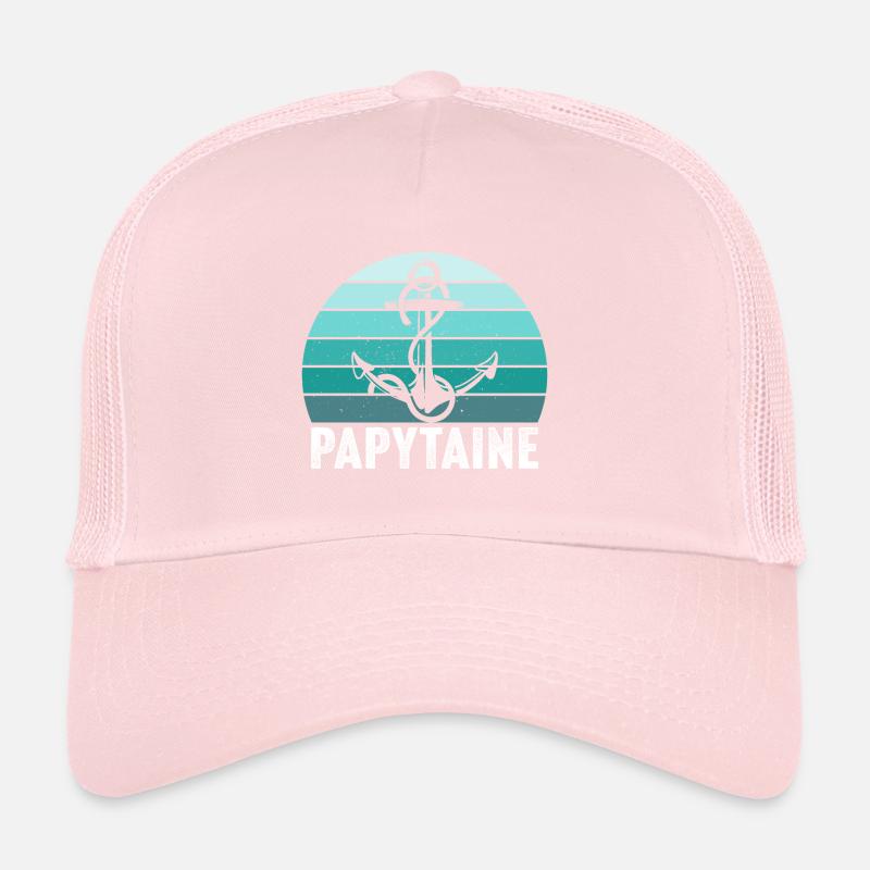 papy capitaine bateau marin papytaine du navire Casquette trucker 