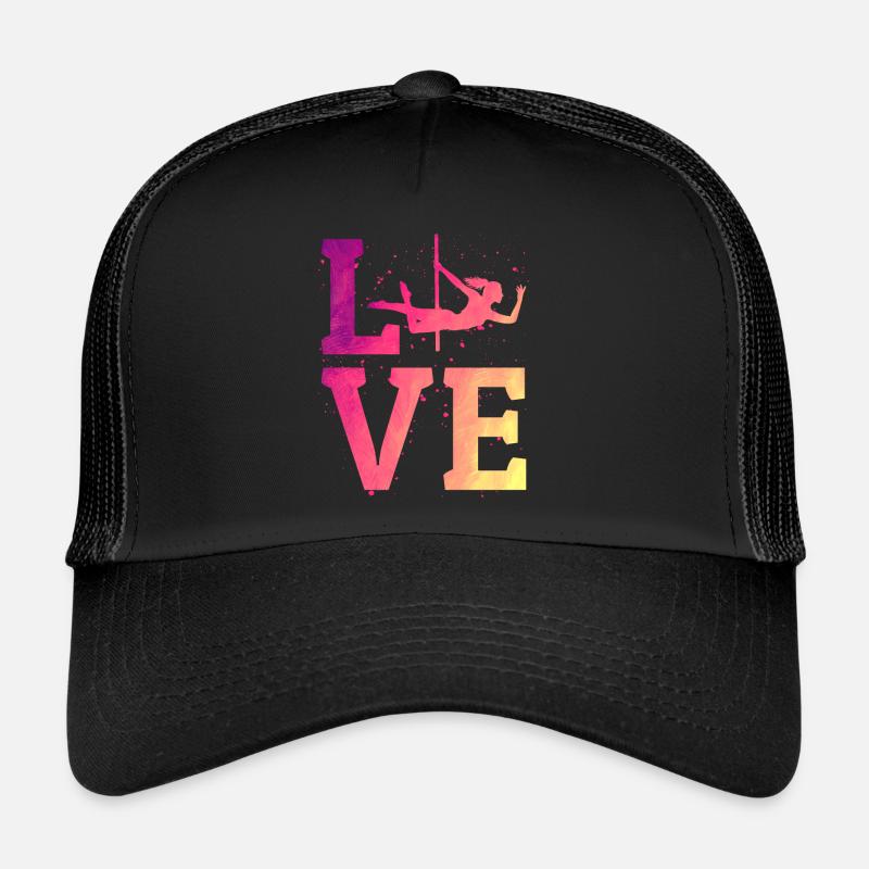 Pole Sport Dance Dancer Competition Coloré Casquette trucker 