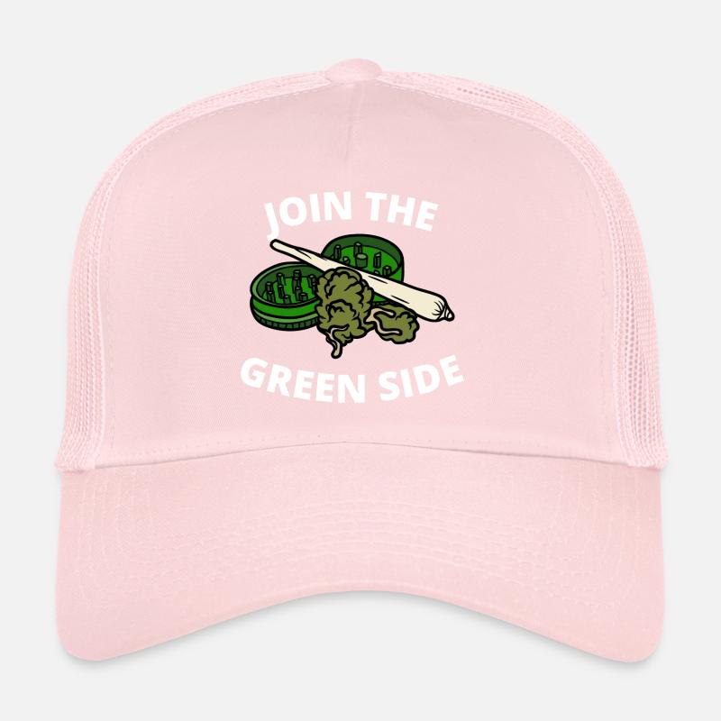 Rejoignez le côté vert Stoner Shirt Casquette trucker 