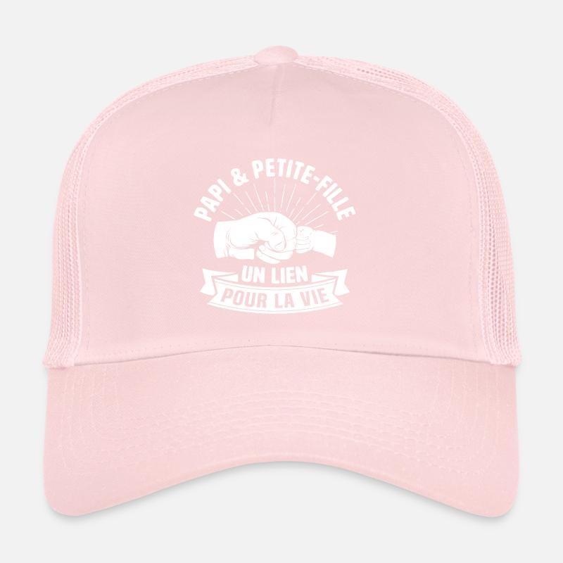 Papi et petite fille un lien pour la vie Casquette trucker 