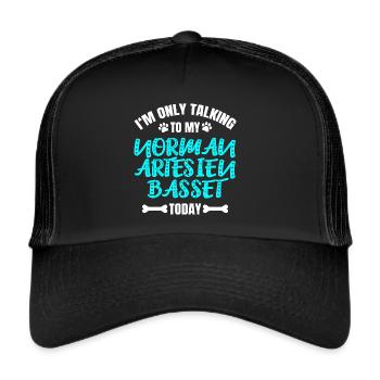 Norman Artesien Basset - Trucker Cap - black/black - Front